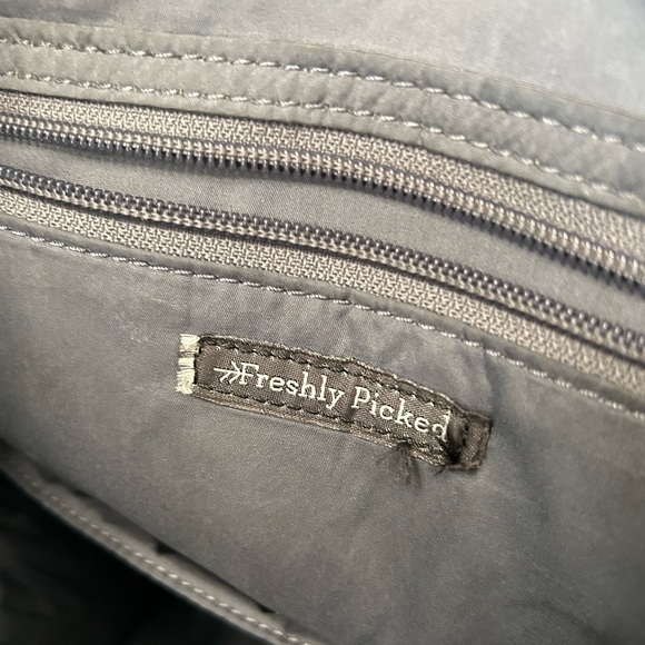 Freshly Picked Black leather Backpack Gold hardware main image 8